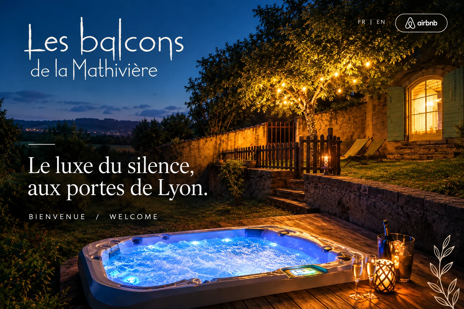 Les Balcons de La Mathivière, gîte de charme à Thurins près de Lyon