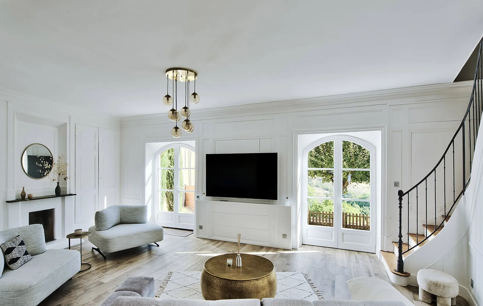 Salon — vue sur le jardin
